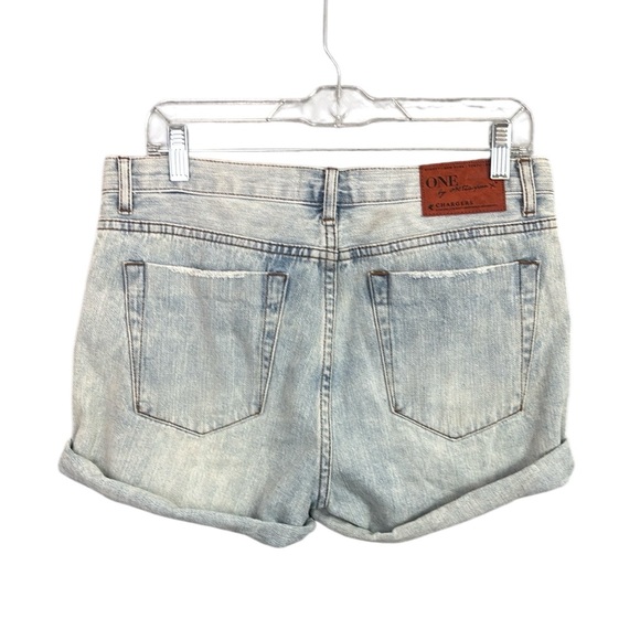 One by One Teaspoon Charges Sz 27 Relax Fit Med Rise Denim Women's Shorts - Picture 9 of 9
